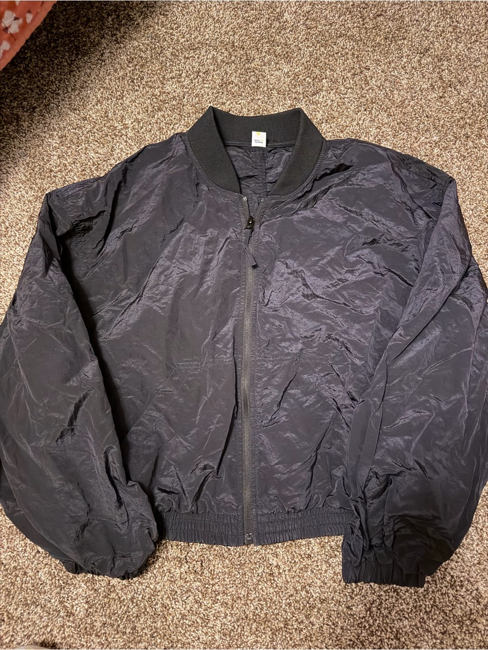 Old Navy Black Women's Lightweight Bomber Jacket